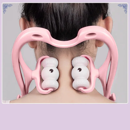 360° Deep Tissue Neck Massager Pain Relief, Shoulders, Waist & More! 🌿🔥