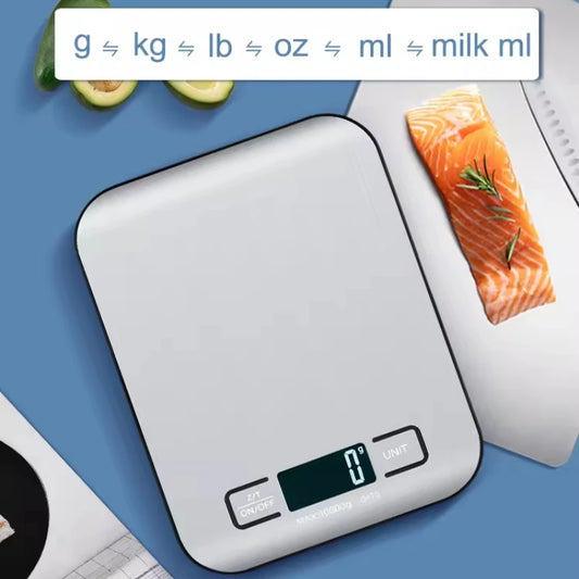 Digital Kitchen Scale β LED Display, 5kg/1g Precision for Baking, Cooking & Jewelry! ππ