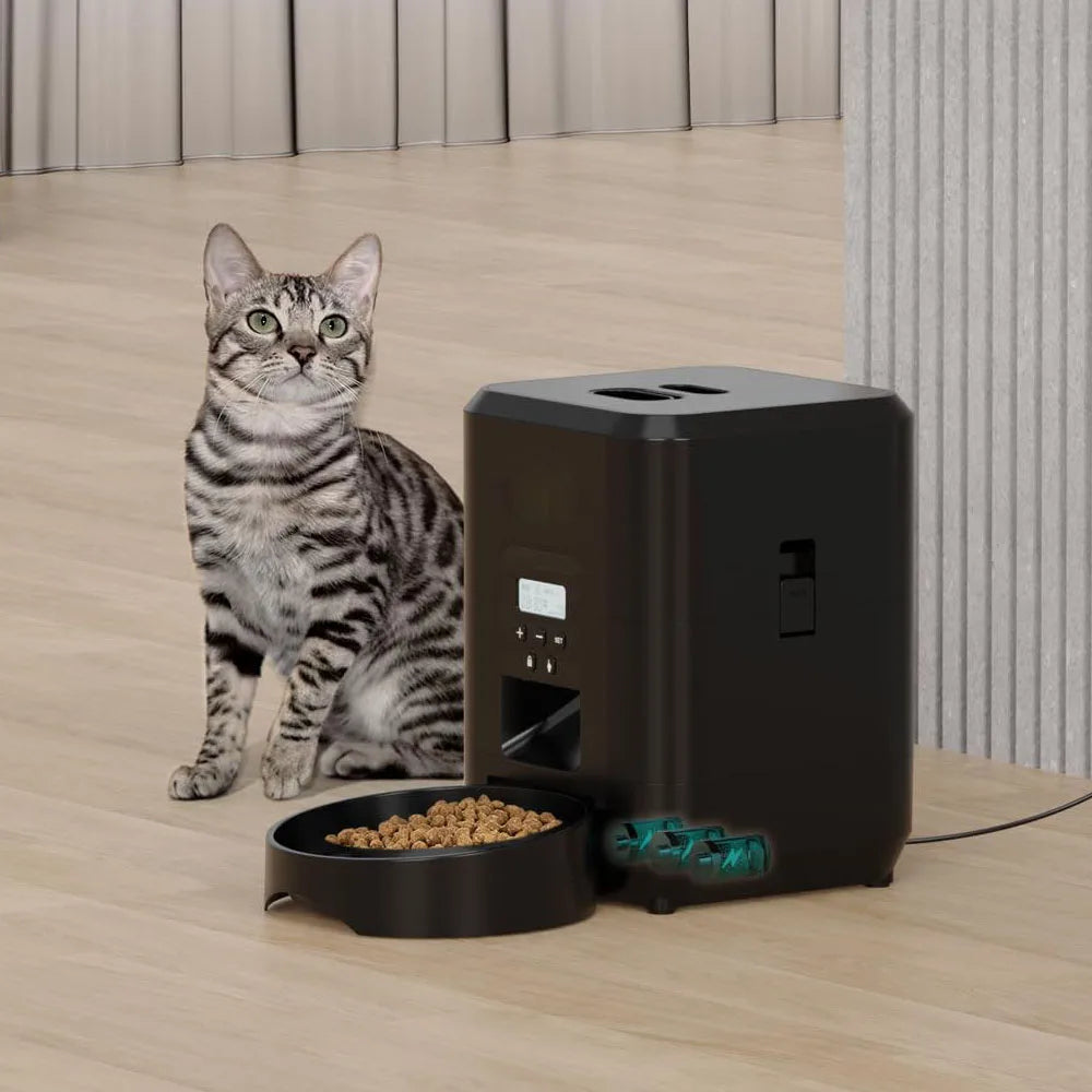 Automatic Cat & Dog Food Dispenser with Timed, Quantitative Feeding! 🍽️🐱🐶
