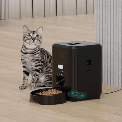Automatic Cat & Dog Food Dispenser with Timed, Quantitative Feeding! 🍽️🐱🐶