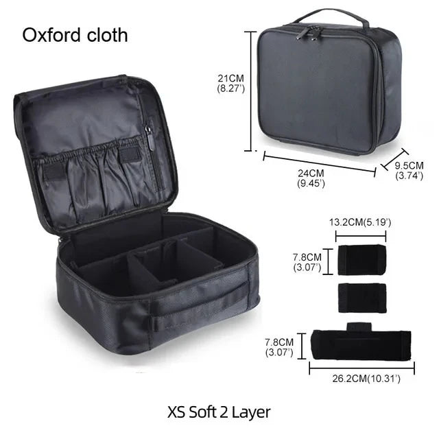 Professional Makeup Case Female Travel Big Capacity Beauty Nail ToolBox Cosmetic Organizer Suitcases For Makeup Storage Boxs