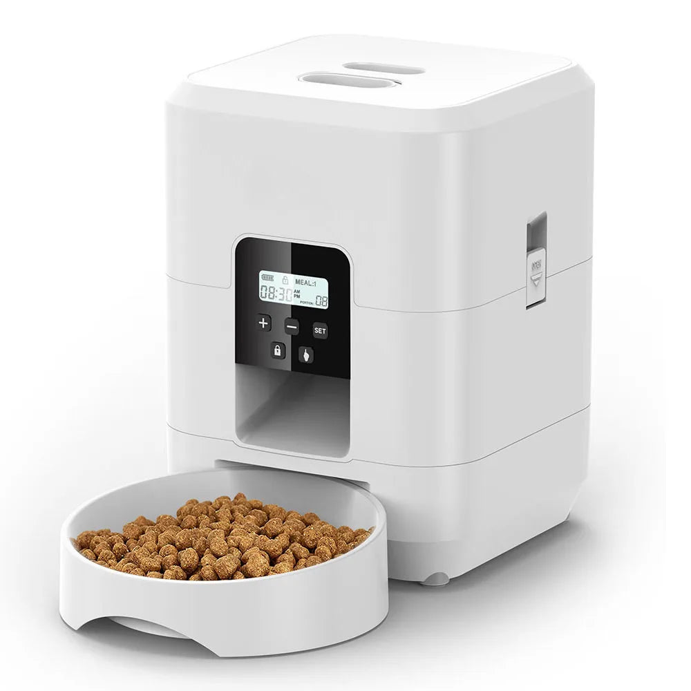Automatic Cat & Dog Food Dispenser with Timed, Quantitative Feeding! 🍽️🐱🐶