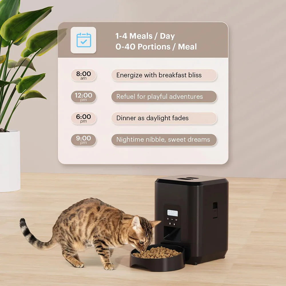 Automatic Cat & Dog Food Dispenser with Timed, Quantitative Feeding! 🍽️🐱🐶