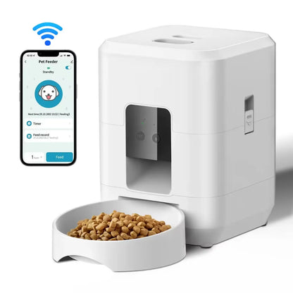 Automatic Cat & Dog Food Dispenser with Timed, Quantitative Feeding! 🍽️🐱🐶