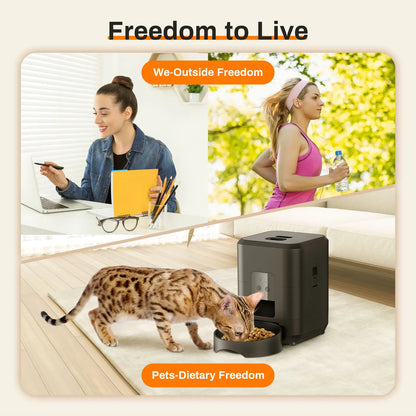 Automatic Cat & Dog Food Dispenser with Timed, Quantitative Feeding! 🍽️🐱🐶