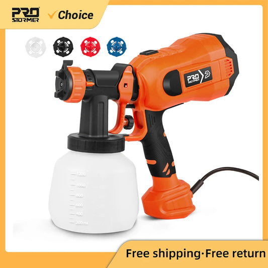 750W Electric HVLP Paint Sprayer β 4 Nozzle Sizes, 1200ml Tank for Easy & Precise Spraying! π